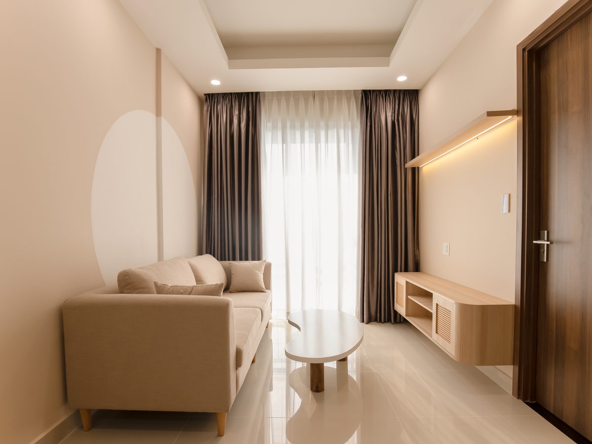Living area of the Remarkables Executive Suite